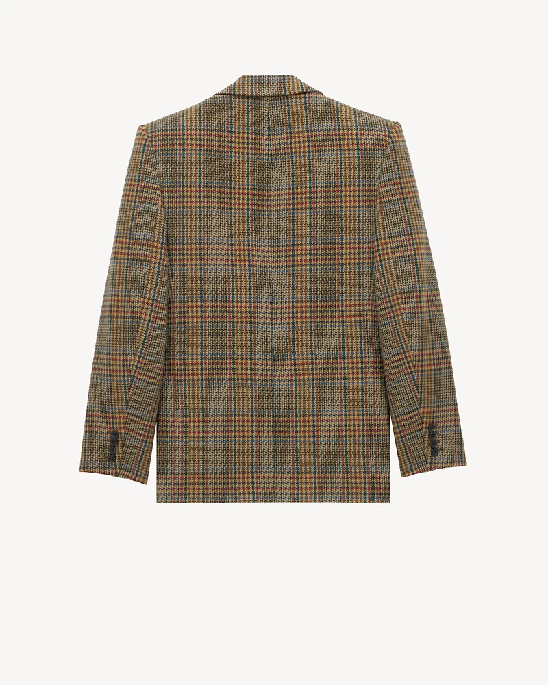 jacket prince of wales wool
