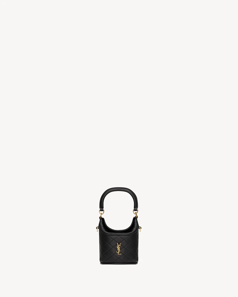 GABY mini bucket in lambskin