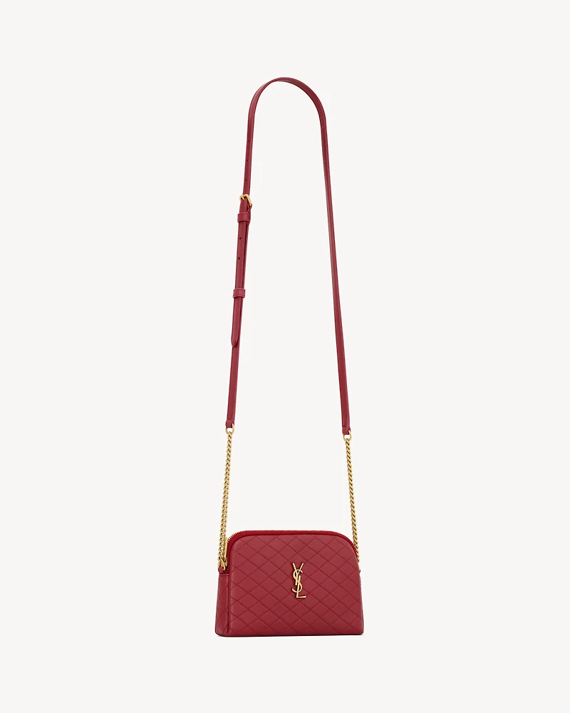GABY zipped pouch in lambskin