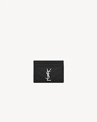 CASSANDRE MATELASSÉ card case in grain de poudre leather