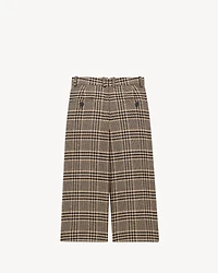 culottes prince of wale silk and cashmere