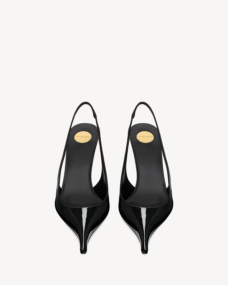 APOLLINE slingback pumps patent leather
