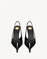 APOLLINE slingback pumps patent leather