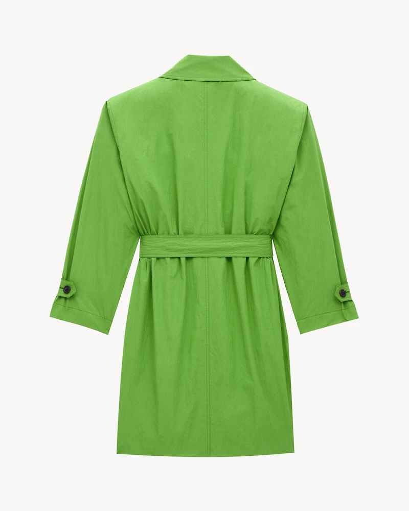 car coat taffeta