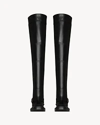 JOE over-the-knee boots smooth leather