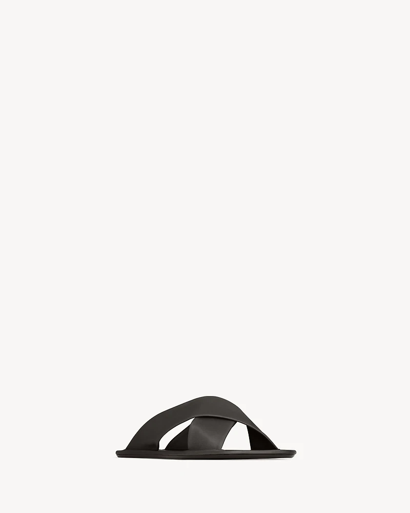 CARLYLE SLIDES smooth leather