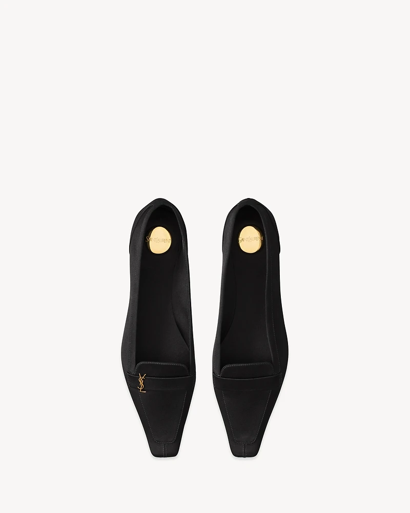 POPPY ballerinas satin crepe