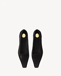 POPPY ballerinas satin crepe