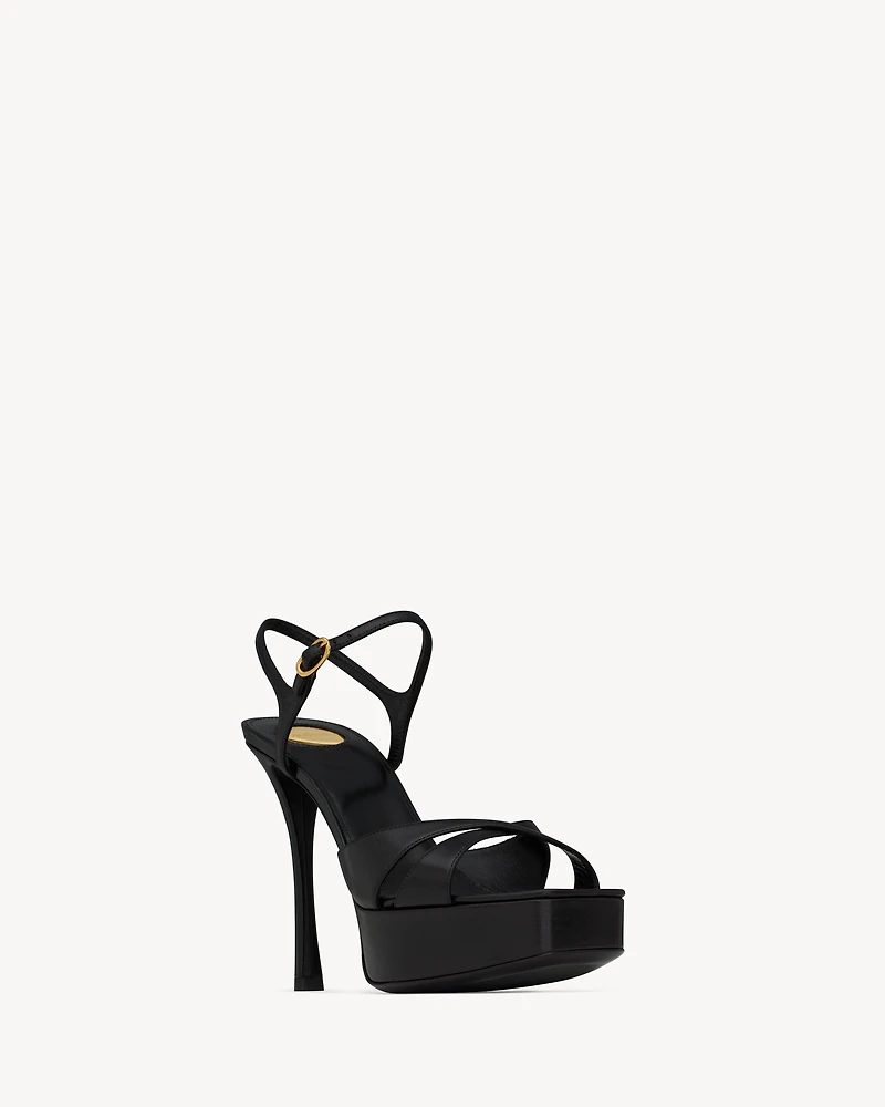 DEBBIE platform sandals smooth leather