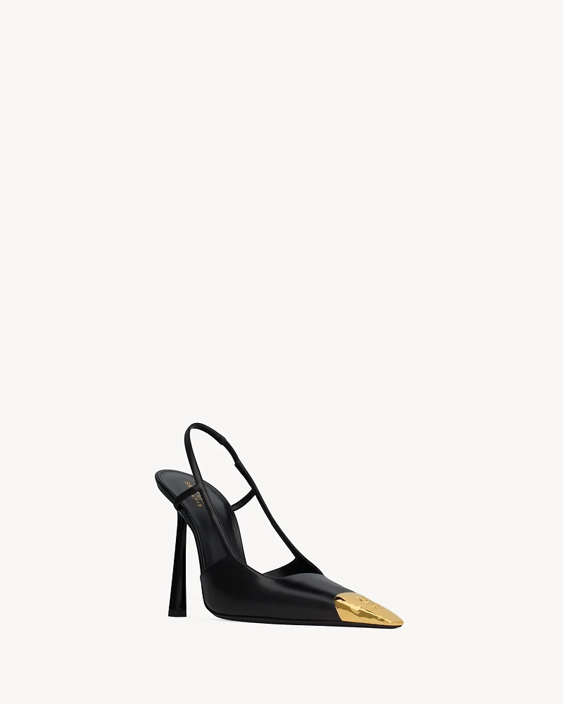 JEANNE slingback pumps smooth leather