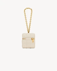 CASSANDRE MATELASSÉ CARRÉ mini cube in lambskin