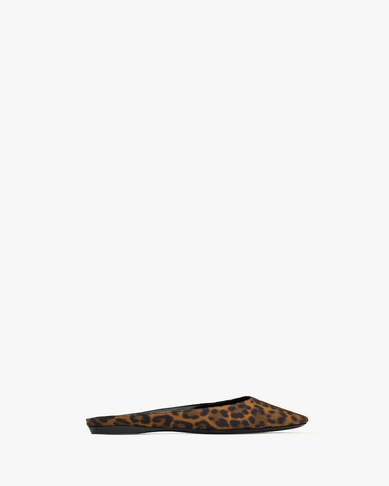 LIDO slip-ons leopard grosgrain