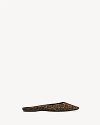 LIDO slip-ons leopard grosgrain