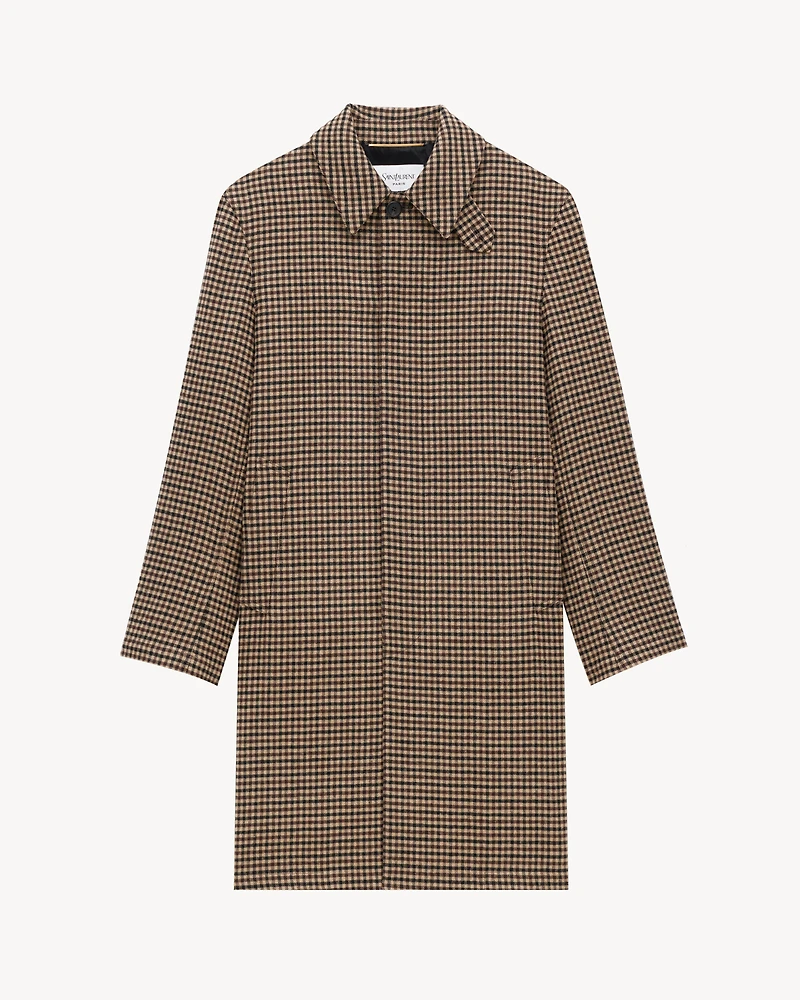 mac coat vichy check