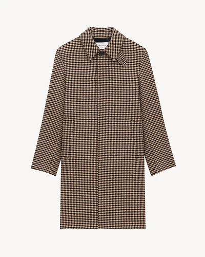 mac coat vichy check