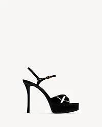 DEBBIE platform sandals patent leather