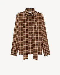 CASSANDRE shirt vichy silk