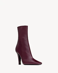 JILL booties smooth leather