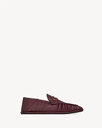 LE LOAFER foldable patent eel