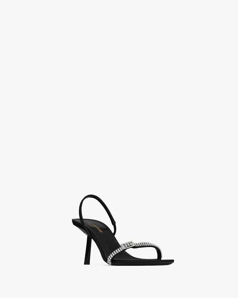 RENDEZ-VOUS sandals satin crepe