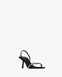 RENDEZ-VOUS sandals satin crepe