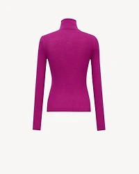 turtleneck top cashmere, wool, and silk