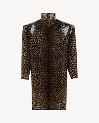 boxy dress leopard silicone