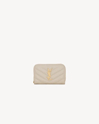 CASSANDRE MATELASSÉ coin card wallet in lambskin