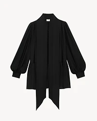 lavallière dress silk crepe de chine