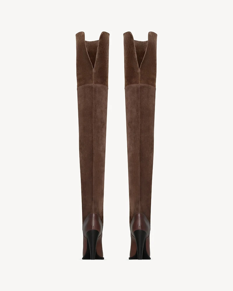 NADJA boots smooth leather and suede