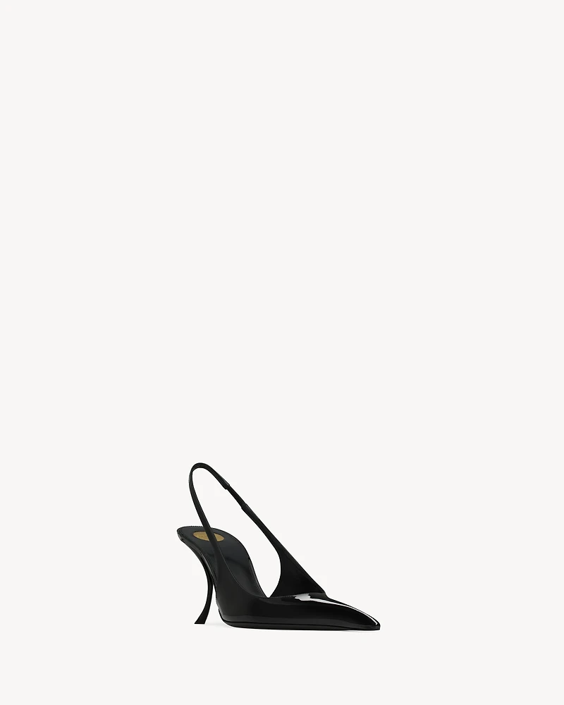 APOLLINE slingback pumps patent leather