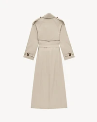 trench coat cotton twill