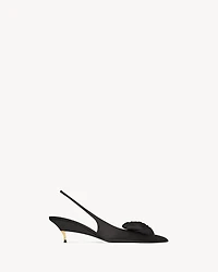 DAKOTA slingback pumps satin crepe