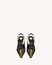 LEE slingback pumps patent leather