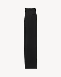 wide-leg pants wool canvas