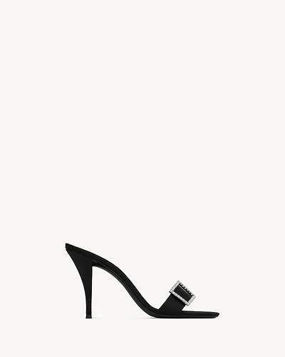 SIMONE mules satin crepe
