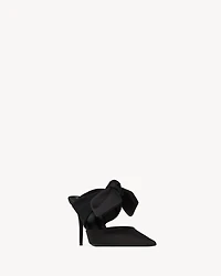 BARBARA mules satin crepe