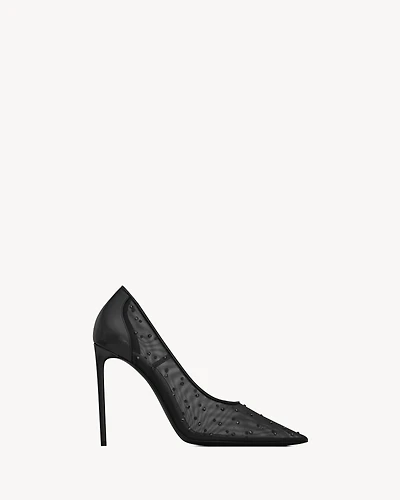 ANJA pumps rhinestone mesh