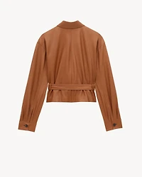 SAHARIENNE short jacket lambskin