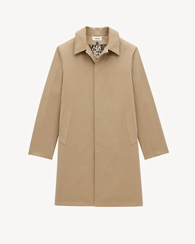 Coat cotton gabardine