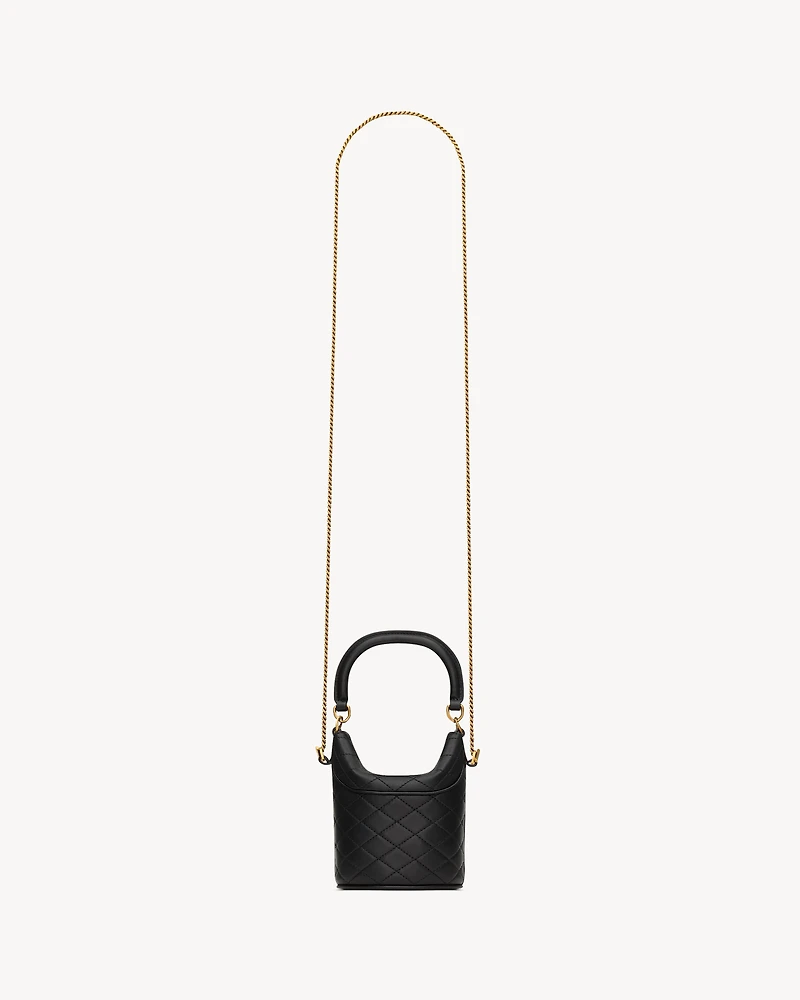 GABY mini bucket in lambskin