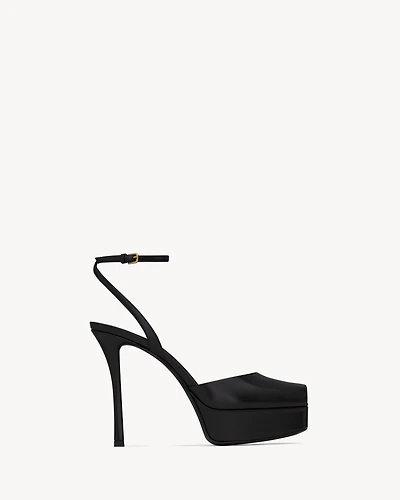 LA SCANDALE platform sandals smooth leather