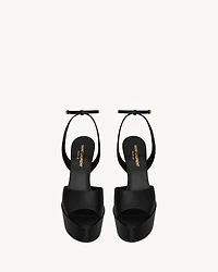Jodie platform sandals shiny leather