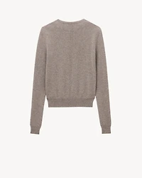 openwork sweater cashmere