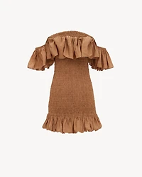 smocked dress canvas
