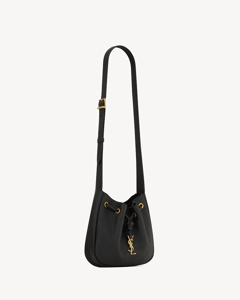 PARIS VII mini hobo in grained leather