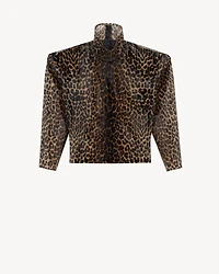 boxy top leopard silicone