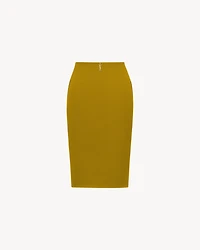pencil skirt satin