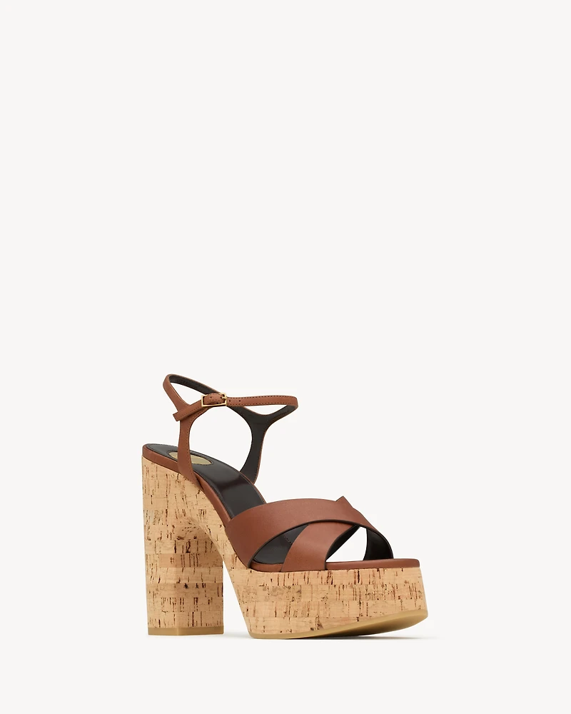 BIANCA platform sandals smooth leather