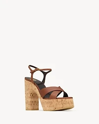 BIANCA platform sandals smooth leather